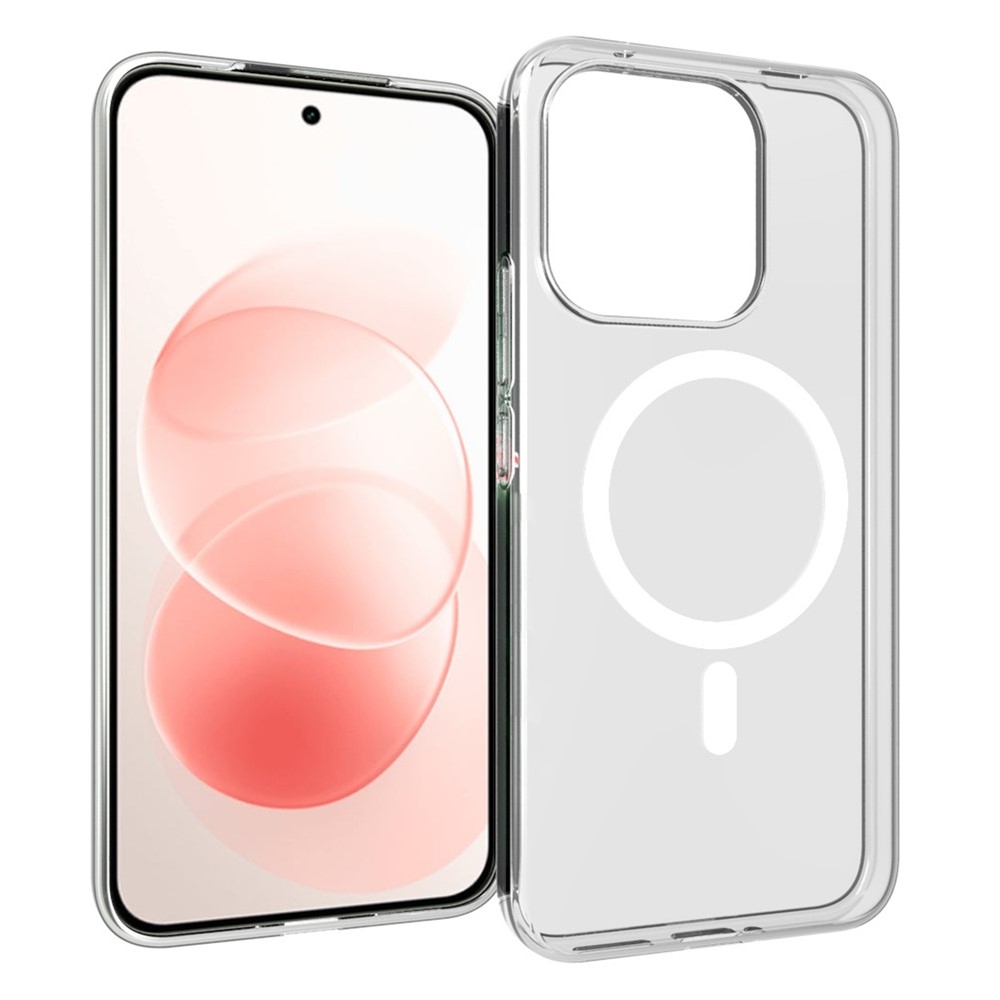 Átlátszó, MagSafe-kompatibilis géltok a Xiaomi Redmi Note 17 Pro Max 5G-hez