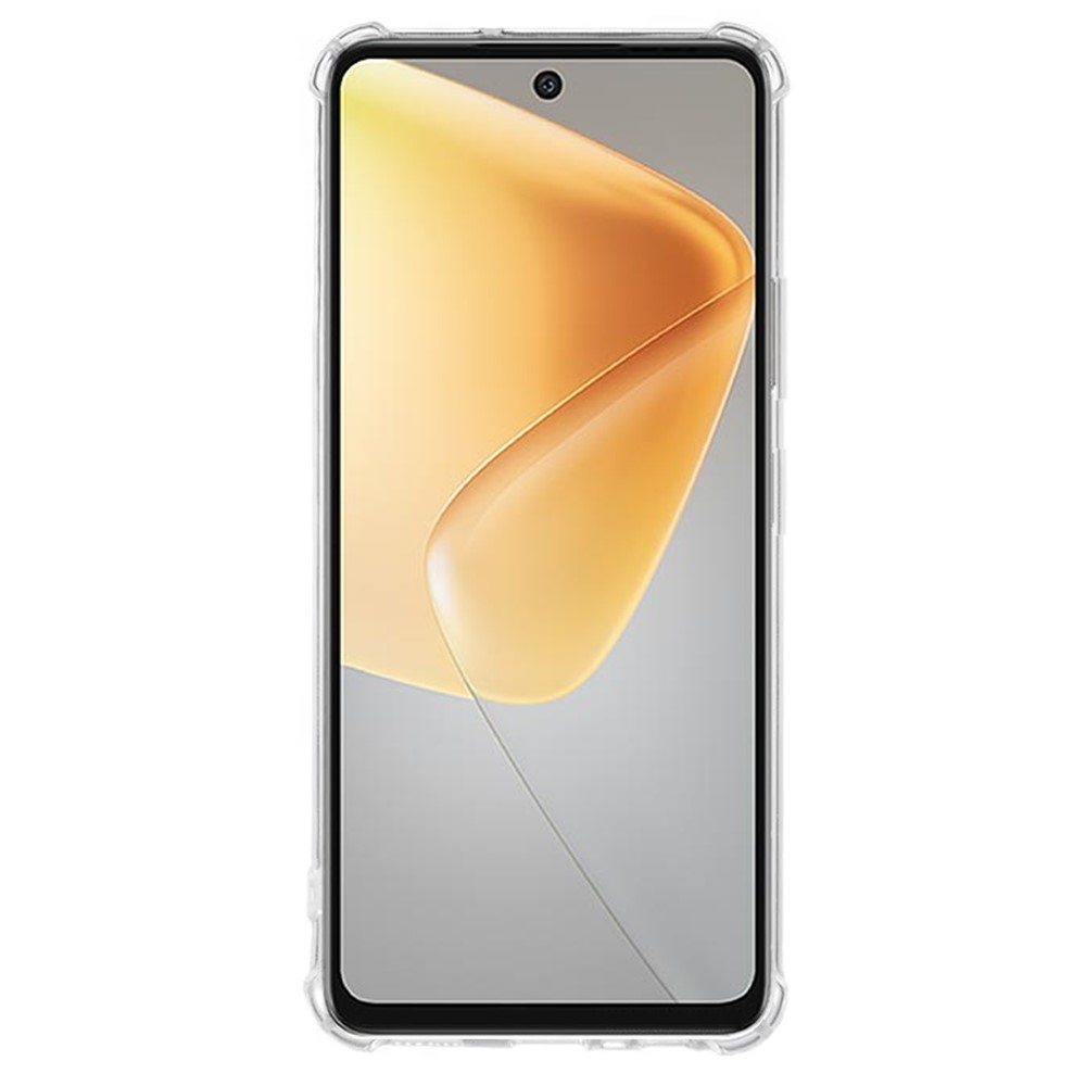 Átlátszó zselés tok megerősített sarkokkal az Infinix Hot 50 Pro számára