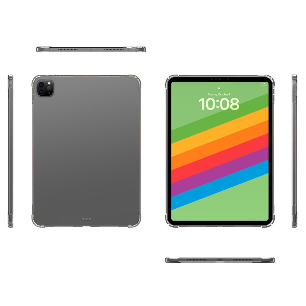 Átlátszó zselés tok megerősített sarkokkal iPad Pro 11 (2024)/(2025) iPad Pro 11 készülékhez - átlátszó