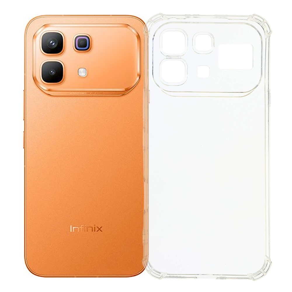 Átlátszó zselés tok megerősített sarkokkal az Infinix Note 60 5G/Note 60 Pro 5G készülékhez