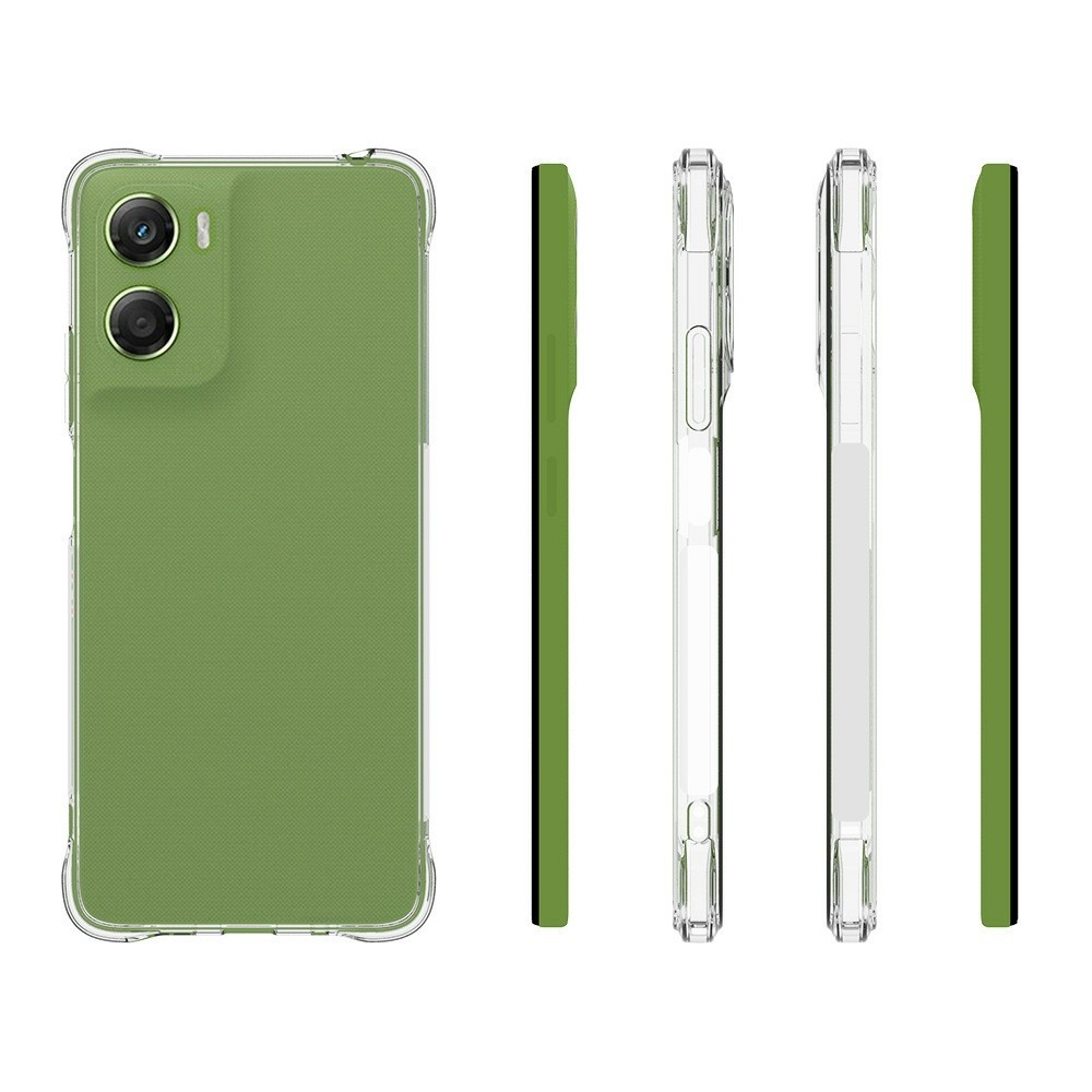 Átlátszó zselés tok megerősített sarkokkal Motorola Moto G06/G06 Power készülékhez