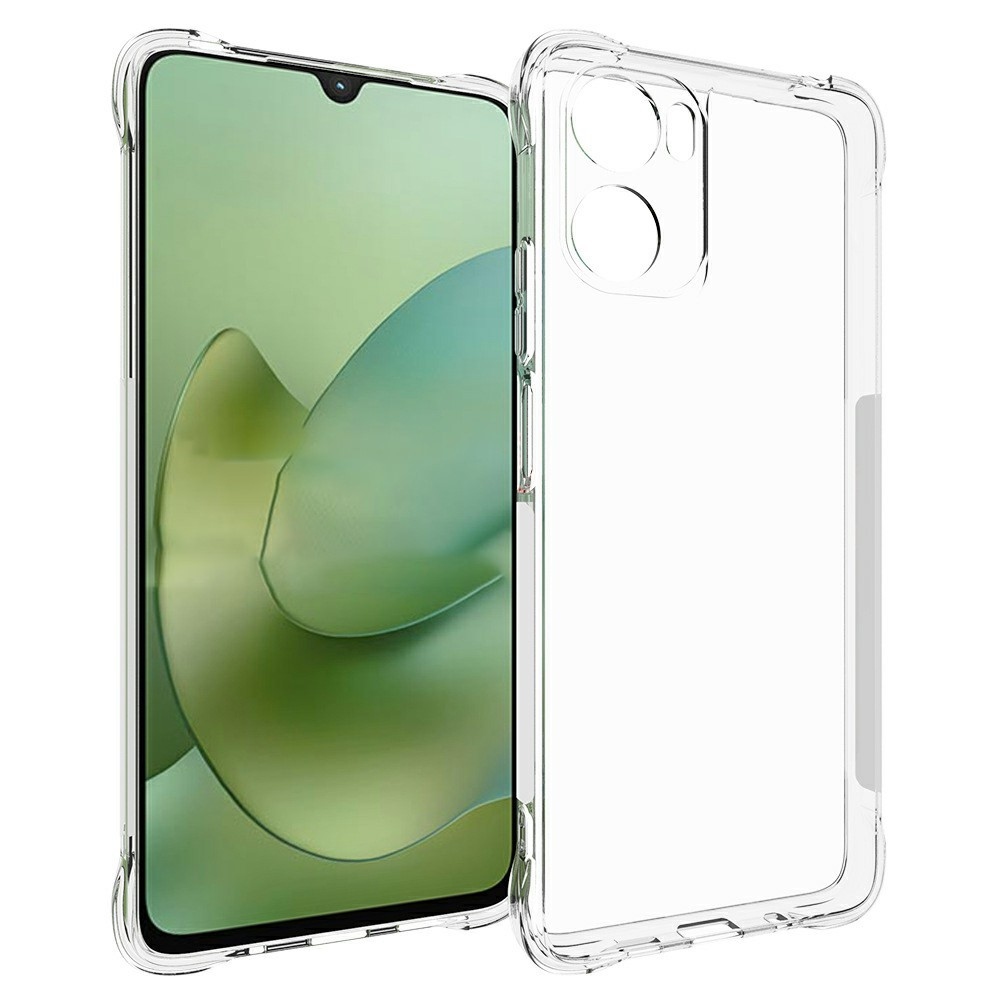 Átlátszó zselés tok megerősített sarkokkal Motorola Moto G06/G06 Power készülékhez