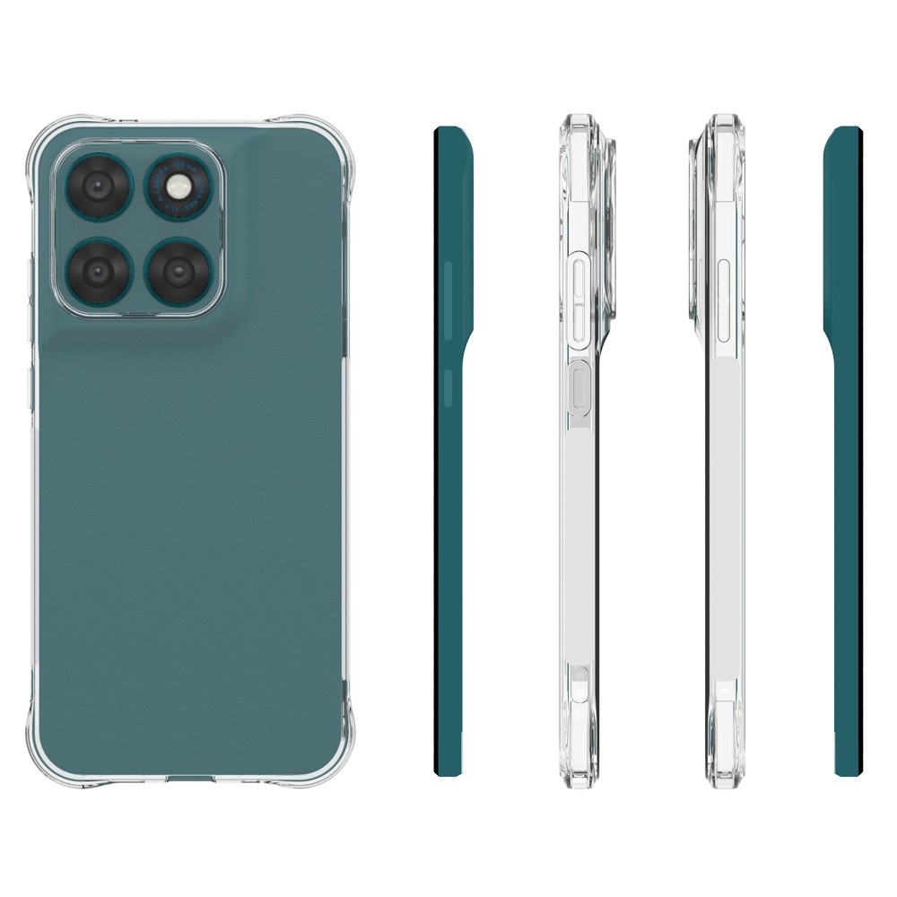 Átlátszó, megerősített sarkú gél tok a Motorola Moto G87 5G/G77 5G/G67 5G mobiltelefonhoz