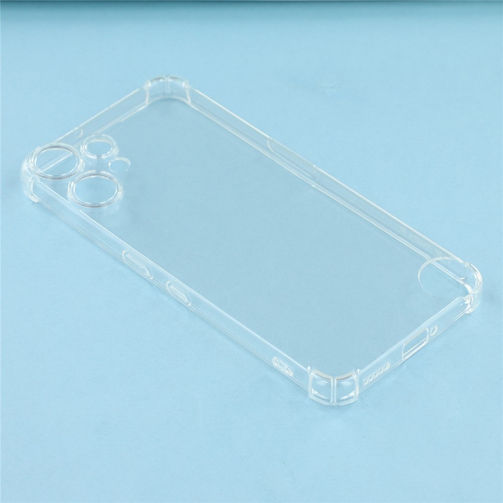 Átlátszó zselés tok megerősített sarkokkal a Nothing CMF Phone 2 Pro készülékhez - átlátszó