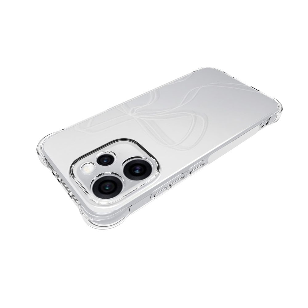 Átlátszó zselés tok megerősített sarkokkal Oppo Reno 15 Pro 5G számára