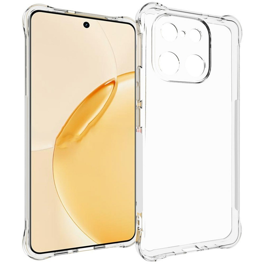 Átlátszó zselés tok megerősített sarkokkal a Realme 16 Pro+ 5G készülékhez