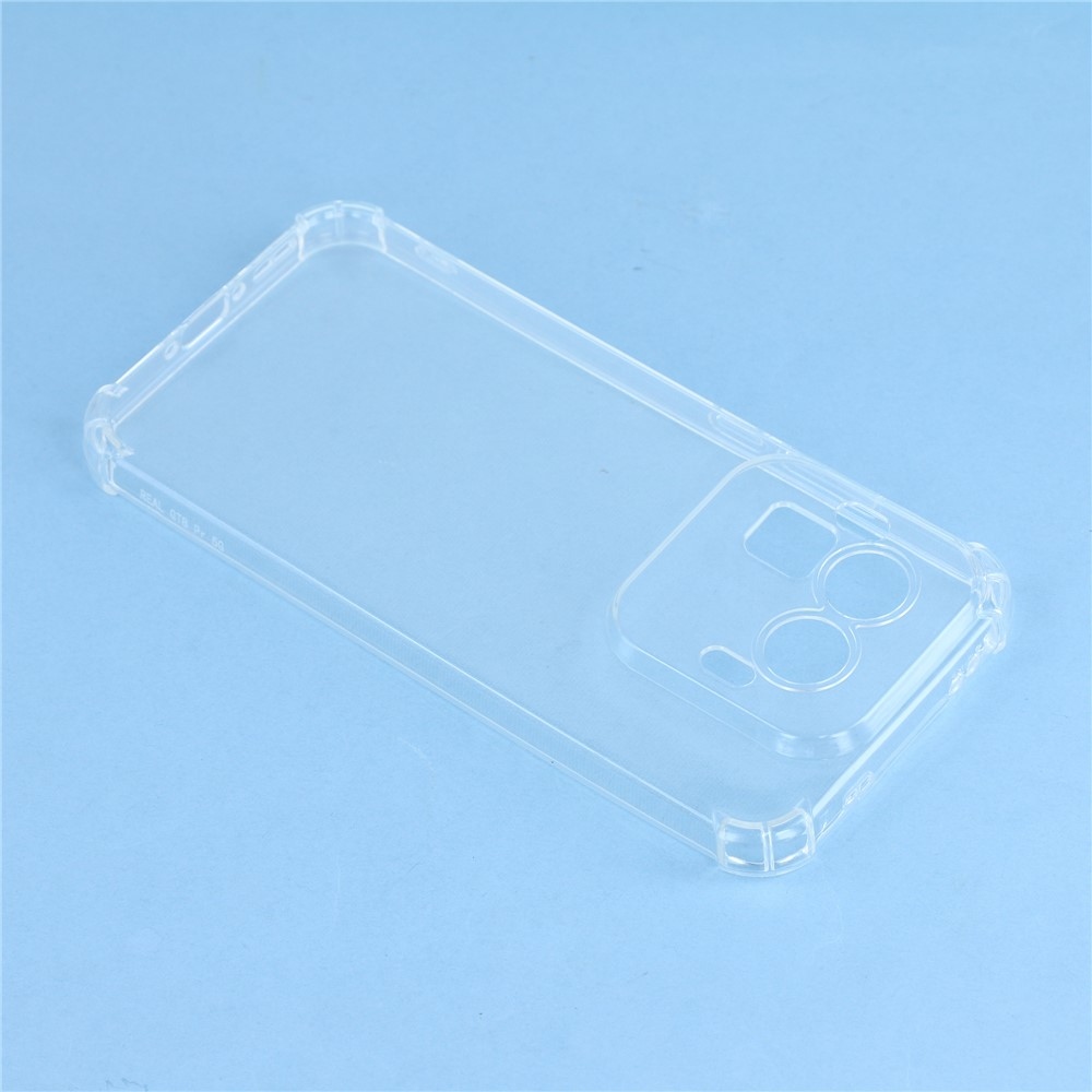 Átlátszó zselés tok megerősített sarkokkal a Realme GT 8 Pro 5G készülékhez