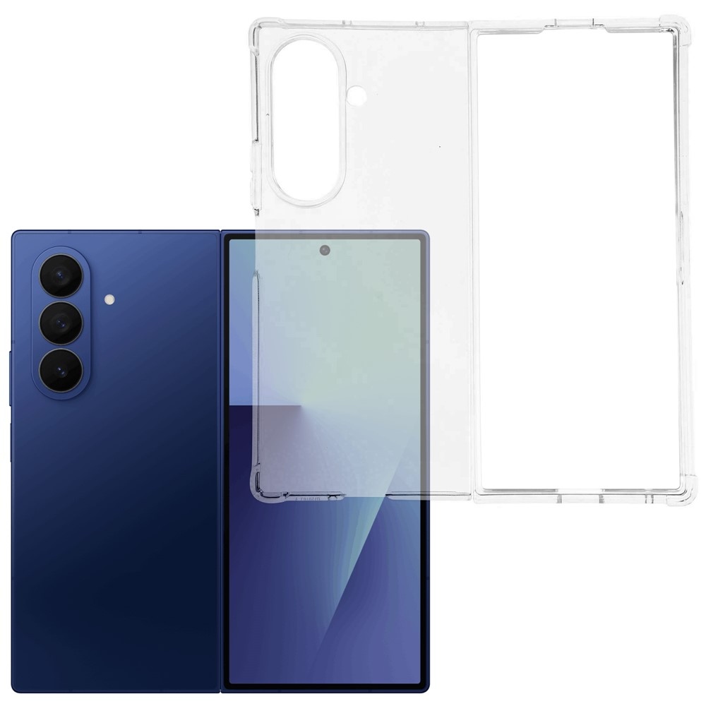 Átlátszó, megerősített sarkú gél tok a Samsung Galaxy Z Fold8 Ultra 5G okostelefonhoz – átlátszó