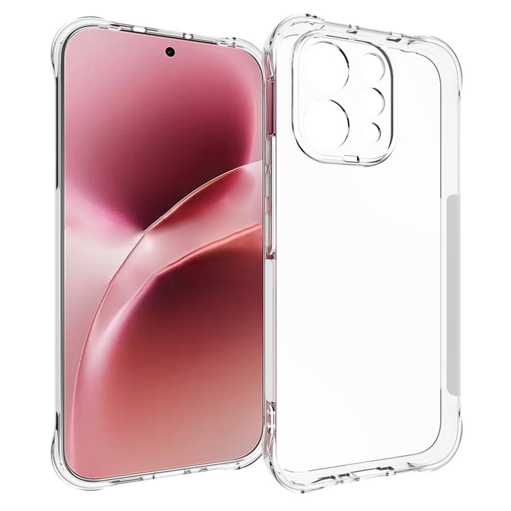 Átlátszó zselés tok megerősített sarkokkal a Vivo V70 5G készülékhez