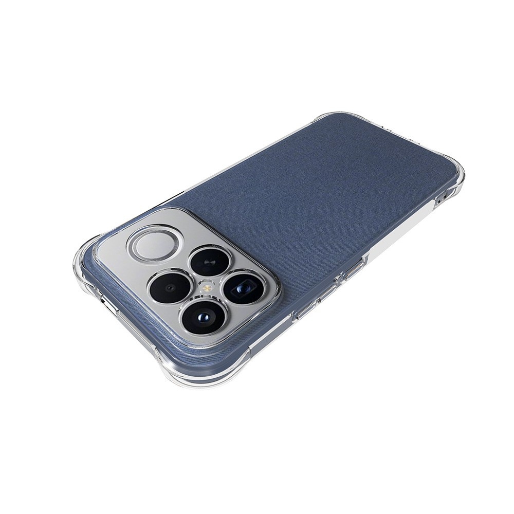 Átlátszó zselés tok megerősített sarkokkal a Xiaomi Poco F8 Ultra 5G számára - átlátszó