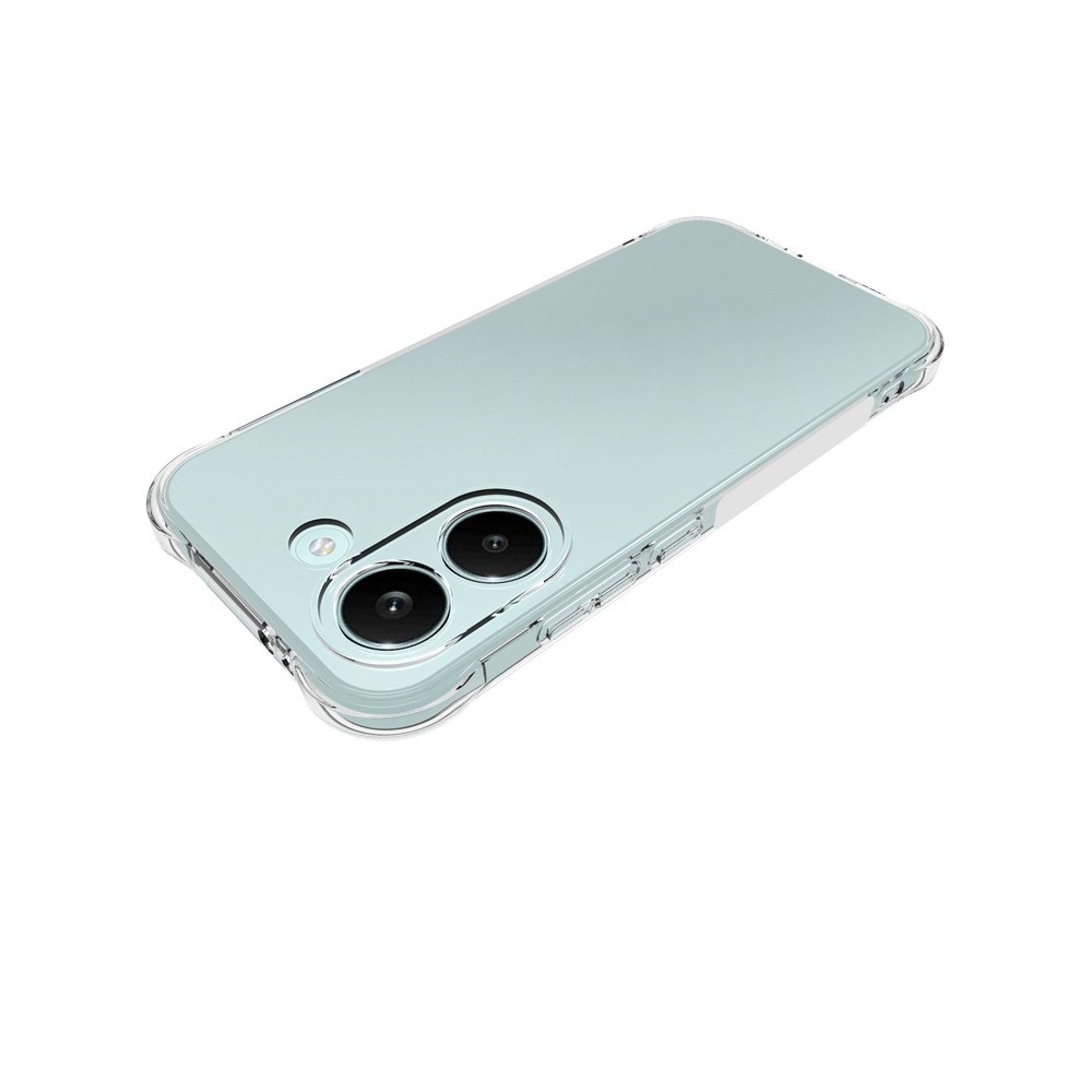 Átlátszó zselés tok megerősített sarkokkal a Xiaomi Poco X8 Pro 5G számára