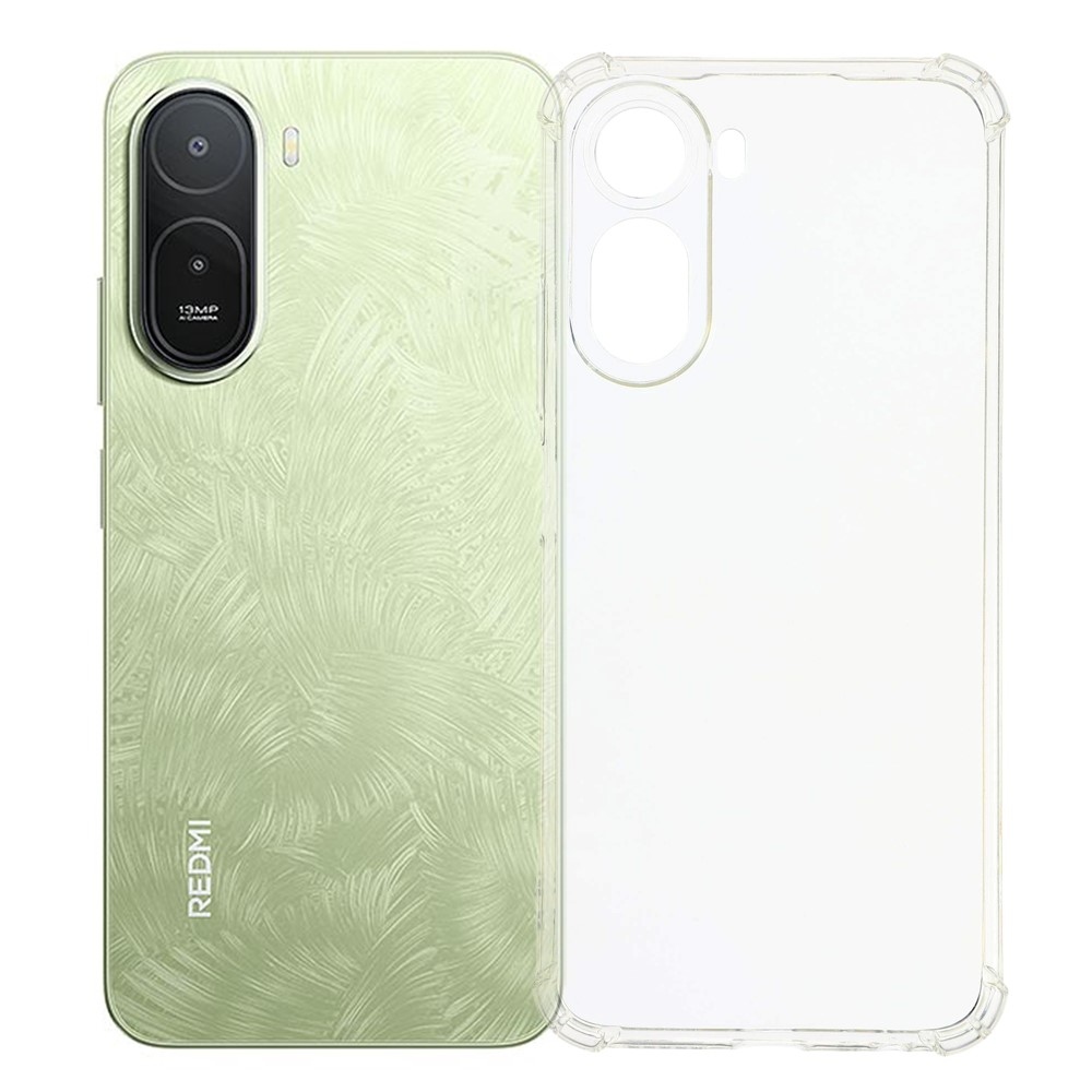 Átlátszó zselés tok megerősített sarkokkal a Xiaomi Redmi A7 Pro számára