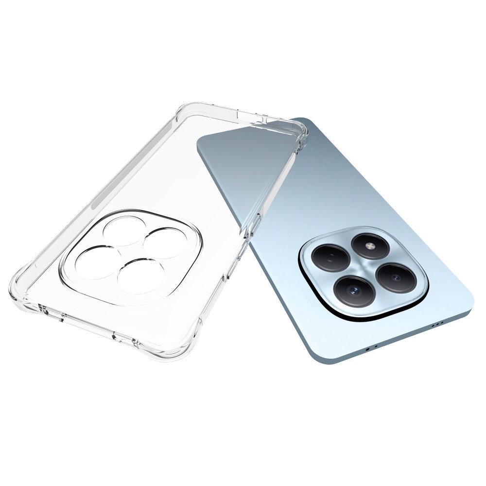 Átlátszó zselés tok megerősített sarkokkal Xiaomi Redmi Note 15 Pro 4G - átlátszó