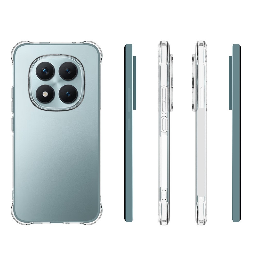 Átlátszó zselés tok megerősített sarkokkal Xiaomi Redmi Note 15 Pro+ 5G/Xiaomi Poco M8 Pro 5G - átlátszó