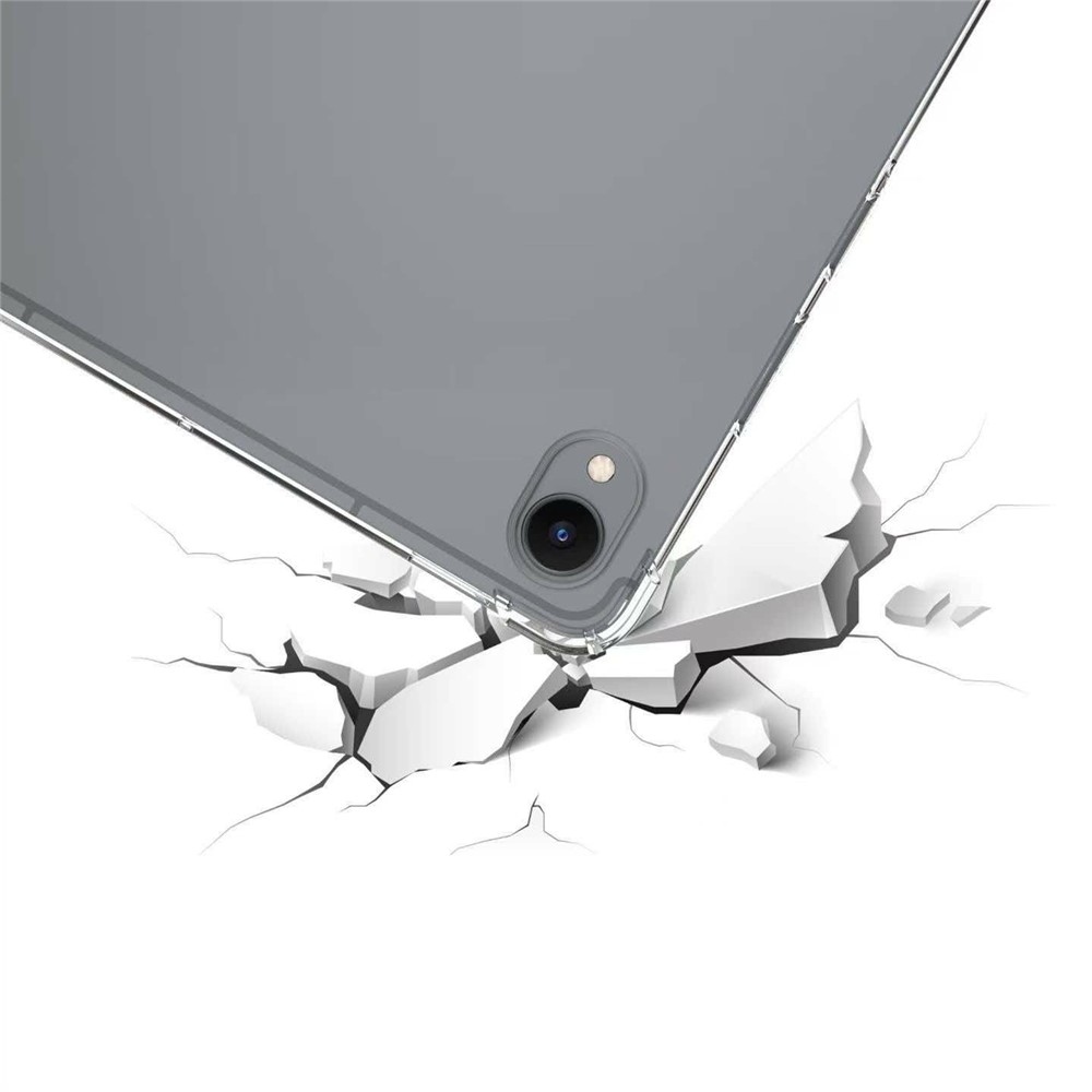 Átlátszó, megerősített sarkú gél tok a Samsung Galaxy Tab S12+ készülékhez – átlátszó