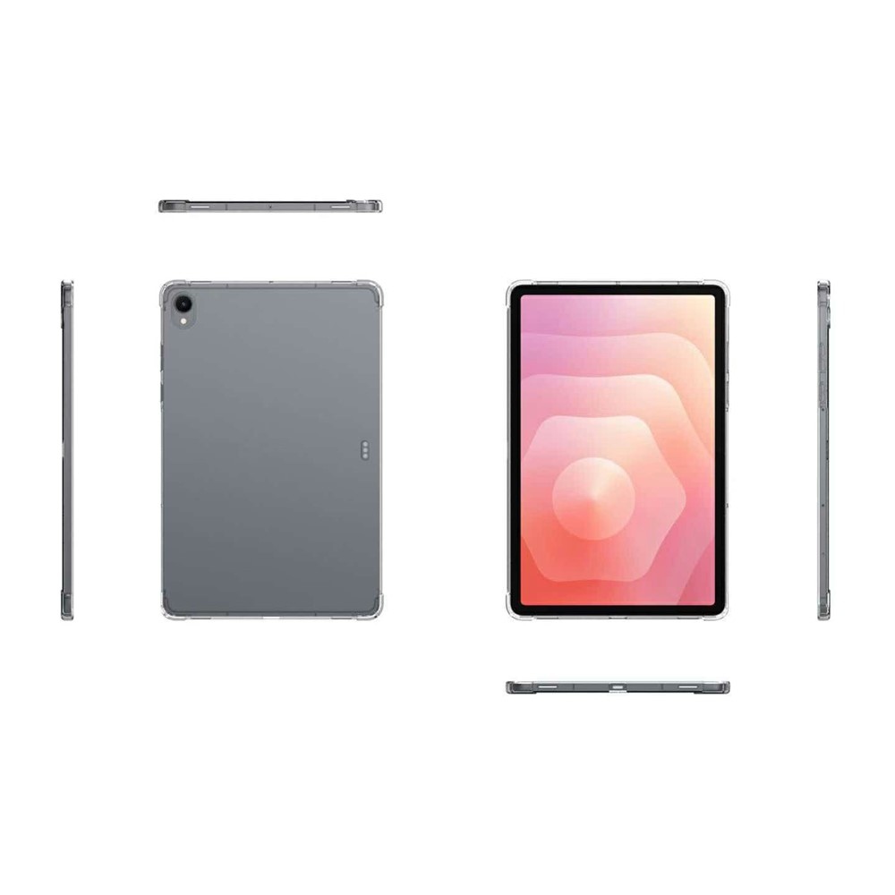 Átlátszó, megerősített sarkú gél tok a Samsung Galaxy Tab S12+ készülékhez – átlátszó