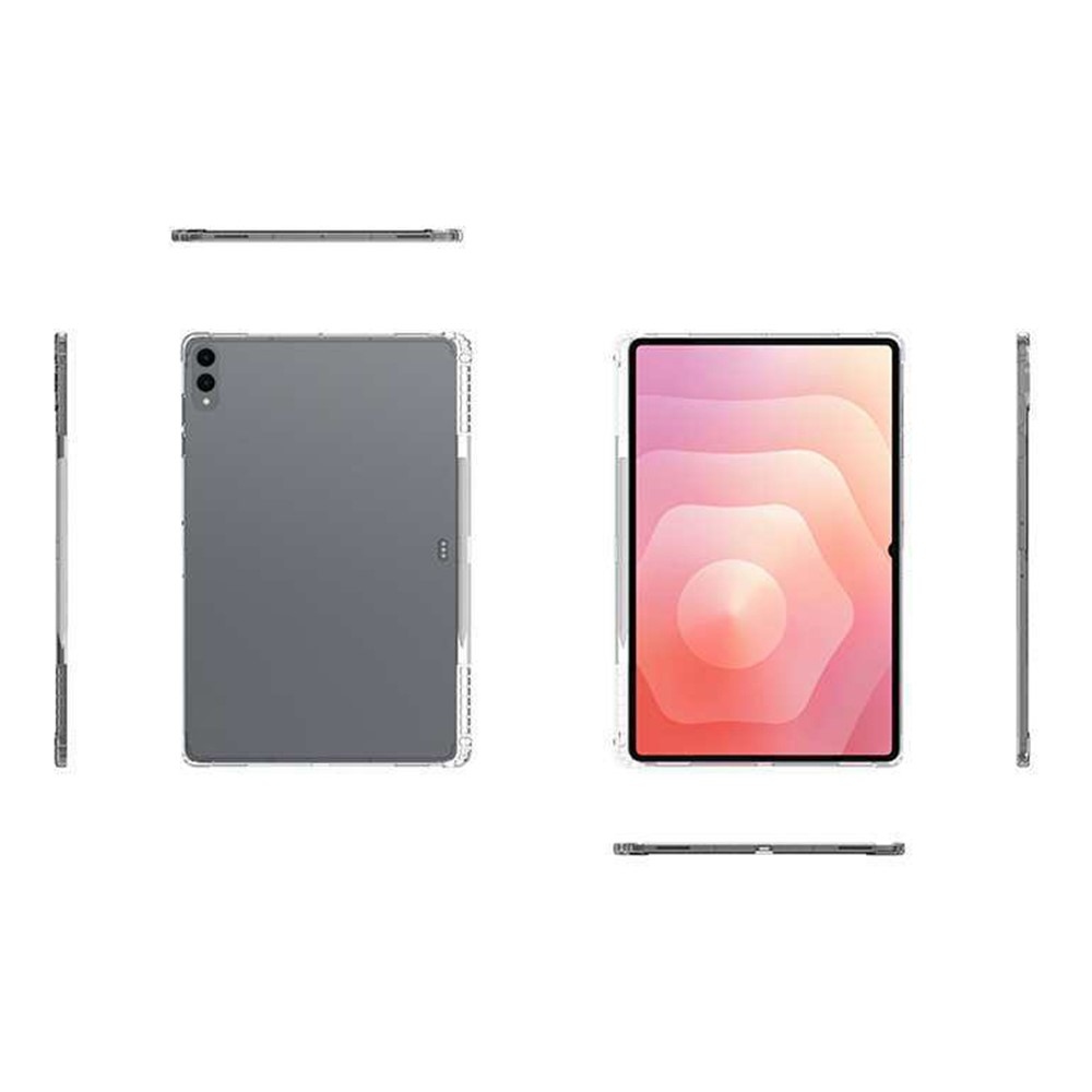 Átlátszó, megerősített sarkú gél tok a Samsung Galaxy Tab S12 Ultra-hoz – átlátszó