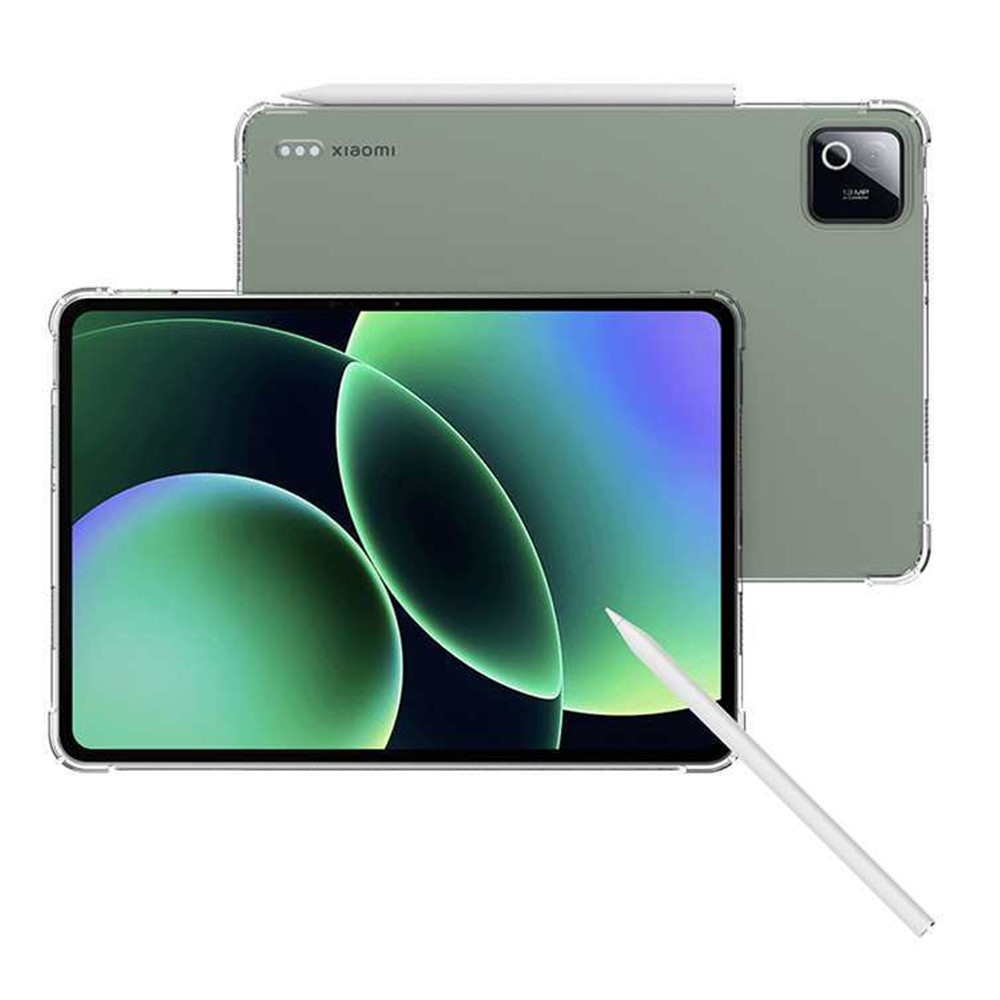 Átlátszó zselés tok megerősített sarkokkal Xiaomi Pad 8/8 Pro készülékhez - átlátszó