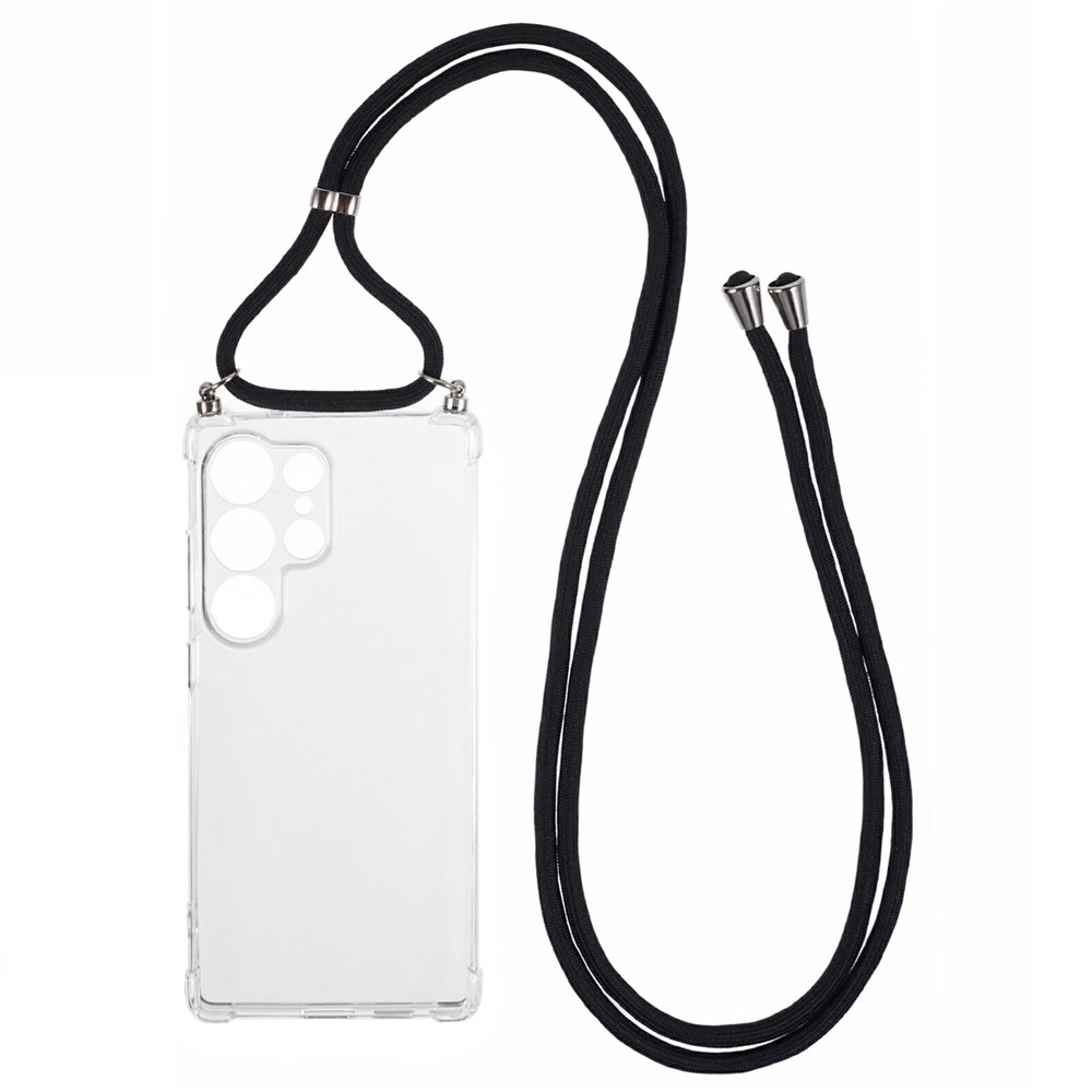 Átlátszó zselés tok húzózsinórral Samsung Galaxy S26 Ultra készülékhez