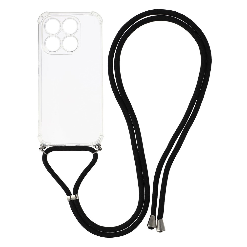 Átlátszó zselés tok zsinórral a Xiaomi 17-hez