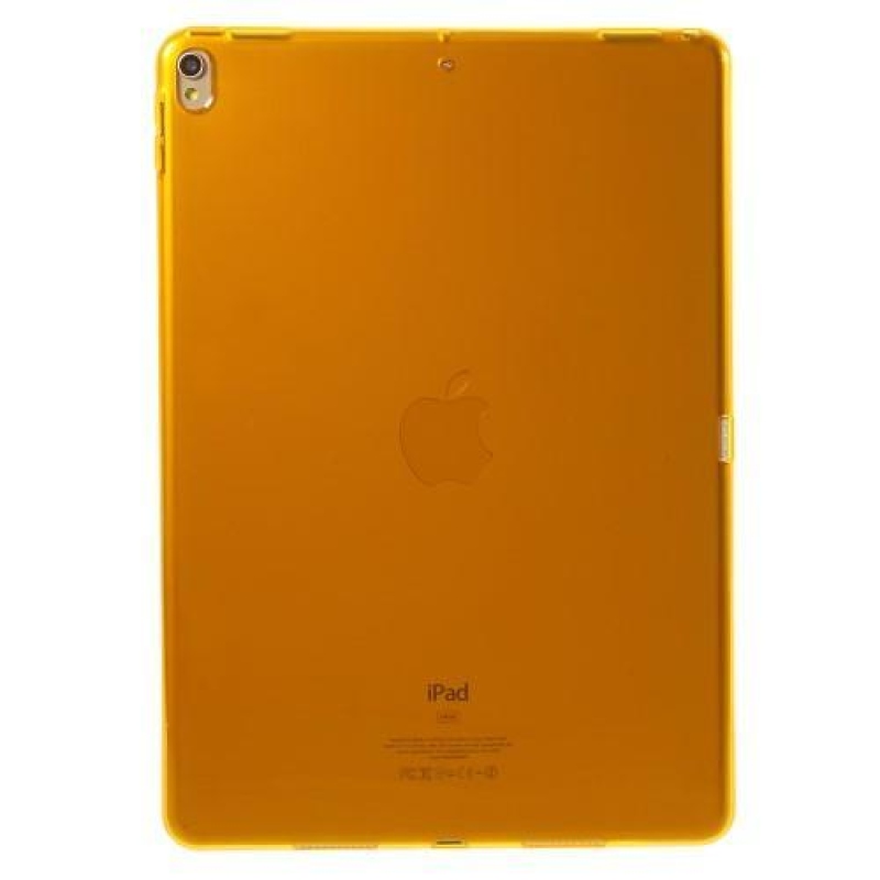 Áttetsző zselés tok iPad Pro 10.5 készülékhez - narancssárga