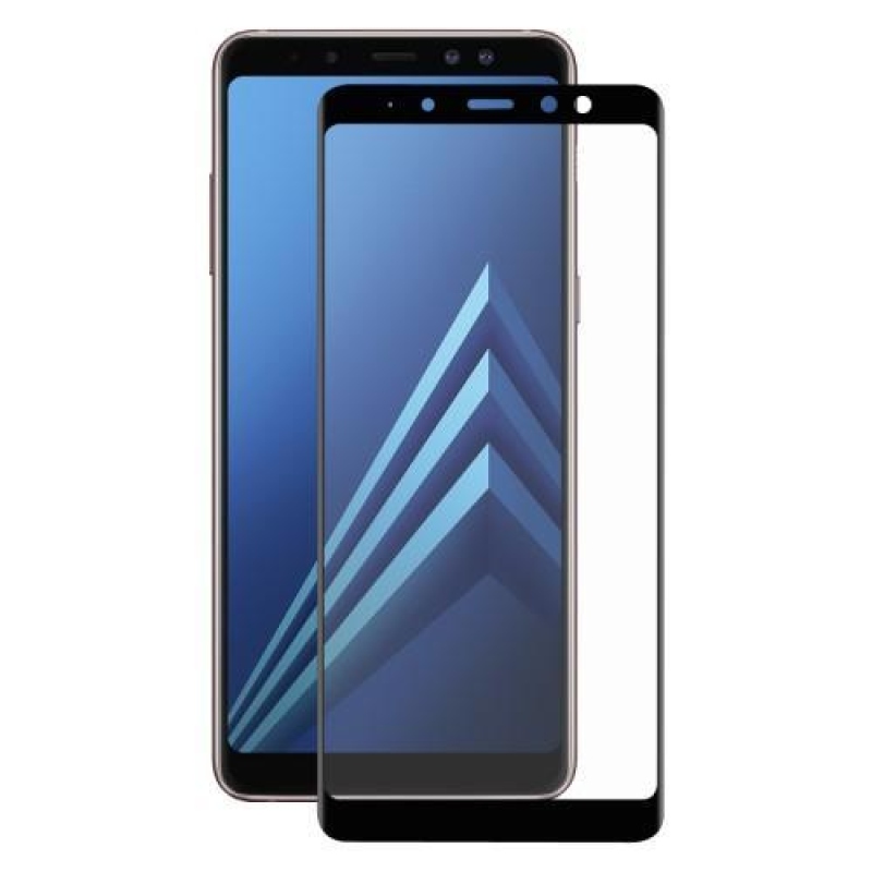 PRX 3D teljes képernyős edzett üveg Samsung Galaxy A8+ (2018) - fekete