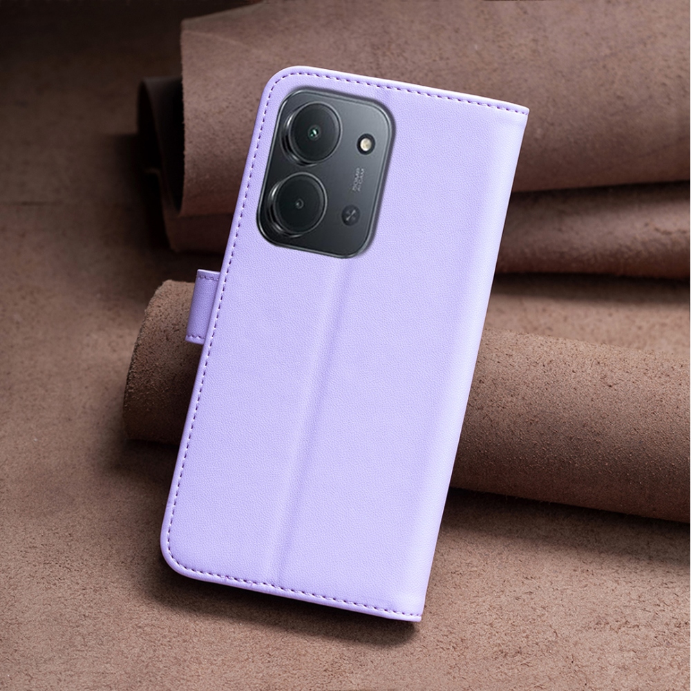 BNF könyvtáska Xiaomi Redmi 15C 4G/5G (173mm) - világos lila