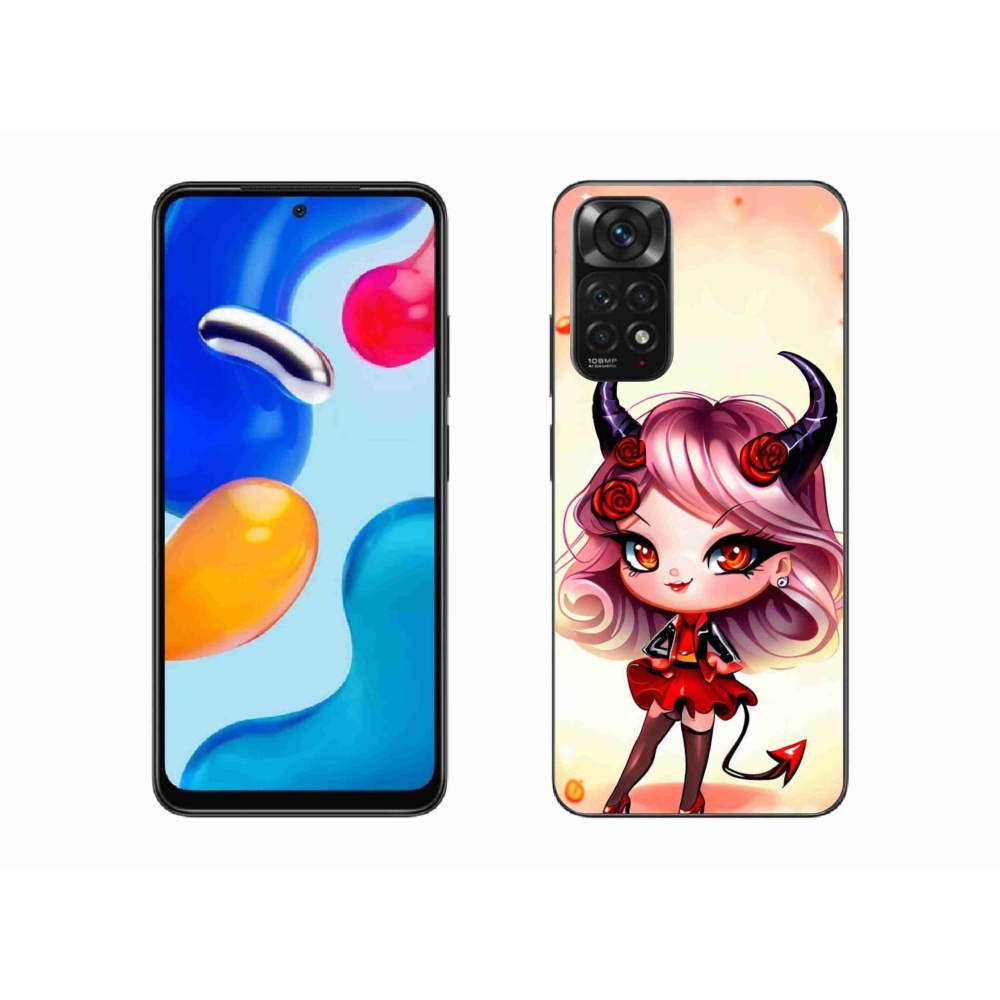 Gél borítás mmCase a Xiaomi Redmi Note 11 4G-hez - rajzfilm ördög