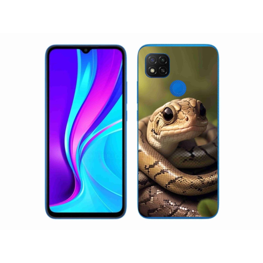 Gél borítás mmCase a Xiaomi Redmi 9C-hez - kígyó 1