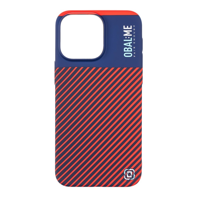 COVER:ME Flossy Stripes Cover for Apple iPhone 15 Pro Max Blue/Red borító kék/piros