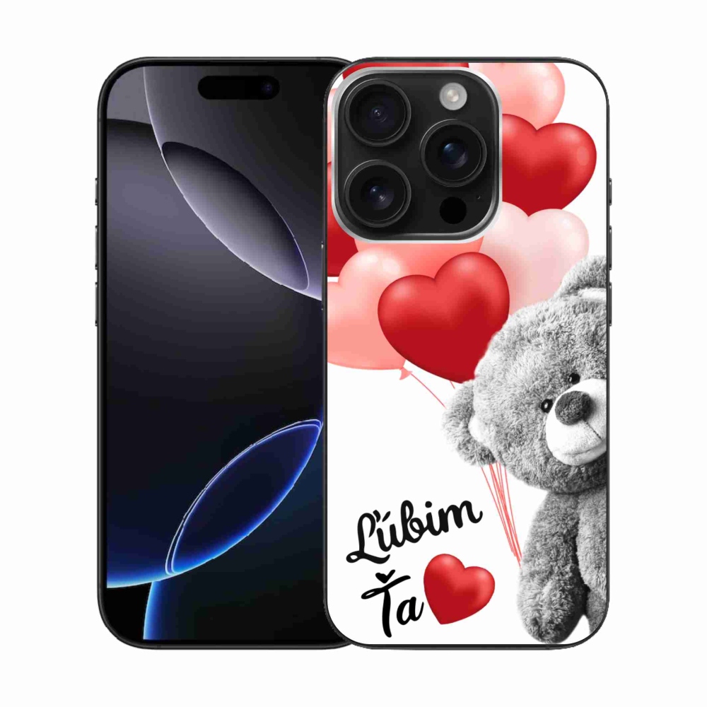 Gél tok mmCase iPhone 16 Pro készülékhez - I love you en