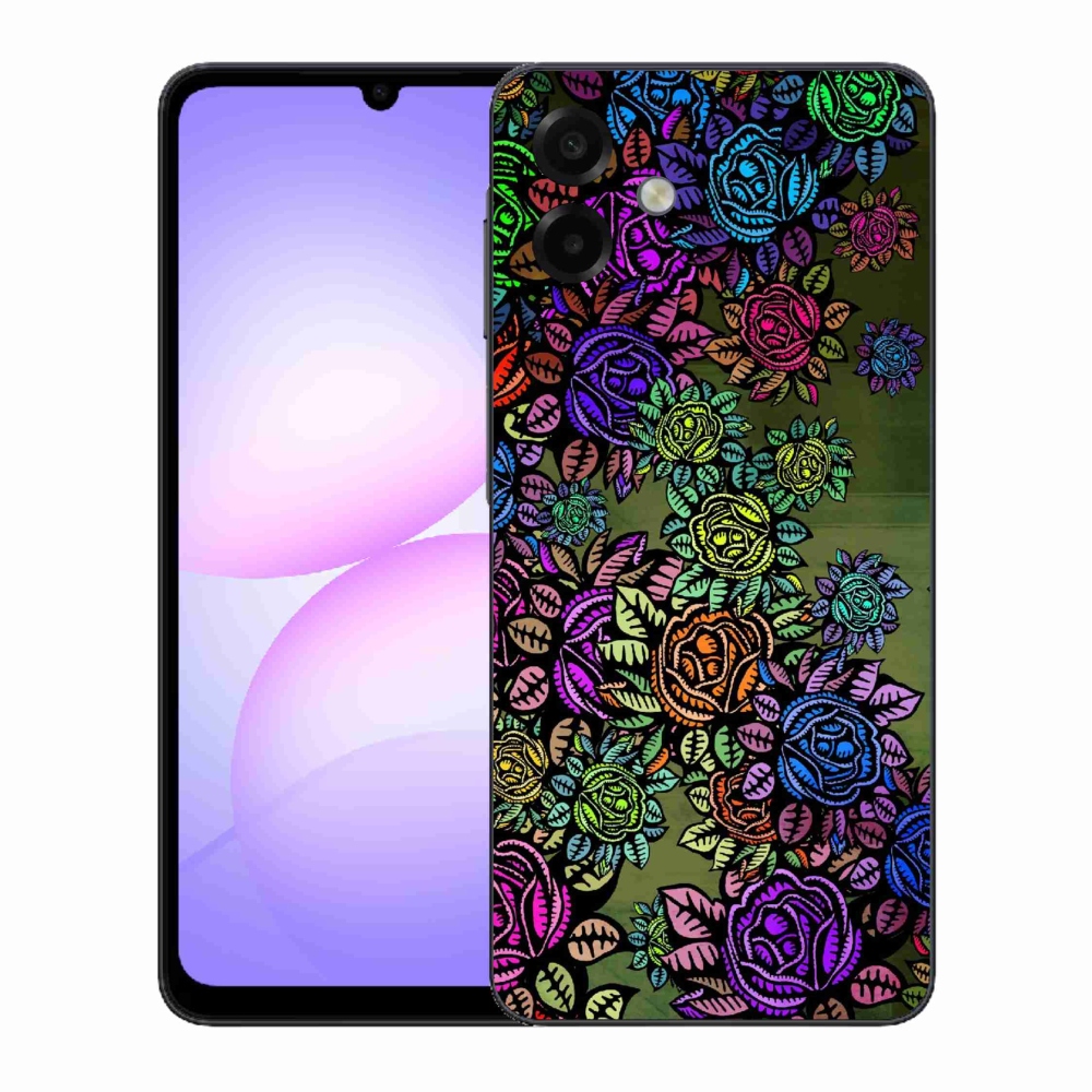 Gél borító mmCase Samsung Galaxy A07 4G - virágok 6