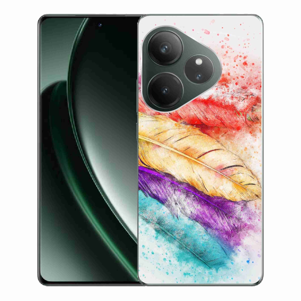 Zselés borítás mmCase a Realme GT 6 5G/GT 6T 5G számára - színes toll