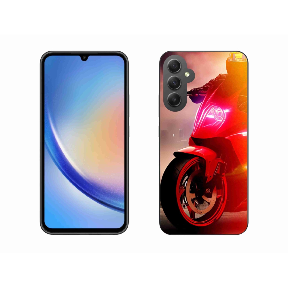 Gél borítás mmCase Samsung Galaxy A34 5G - motorkerékpárra