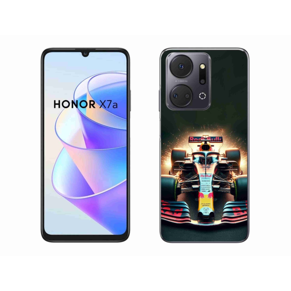 Zselés borítás mmCase a Honor X7a számára - formula 3