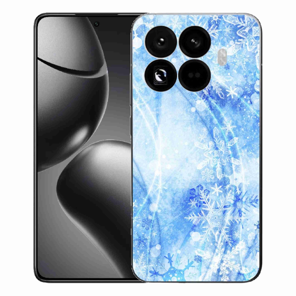 Gél borítás mmCase a Xiaomi 15T Pro számára - hópelyhek