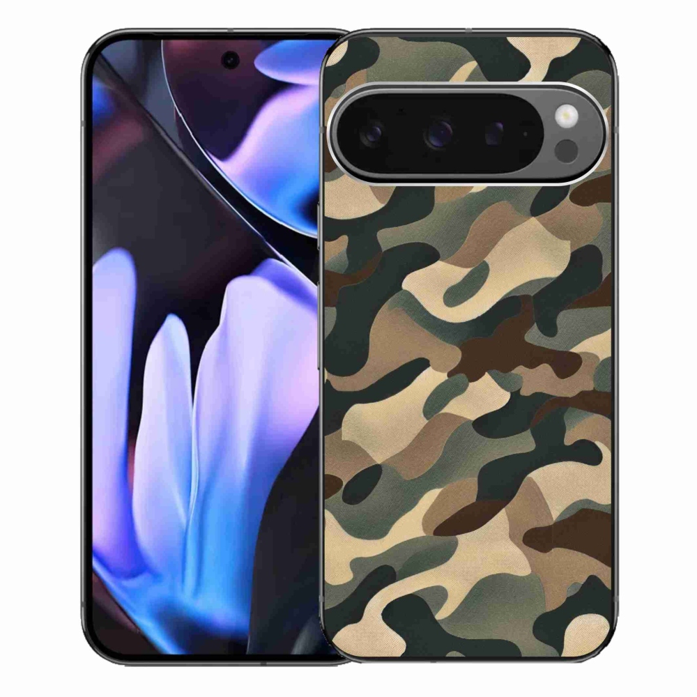 Zselés borítás mmCase a Google Pixel 9 Pro XL-hez - terepszínű minta 11