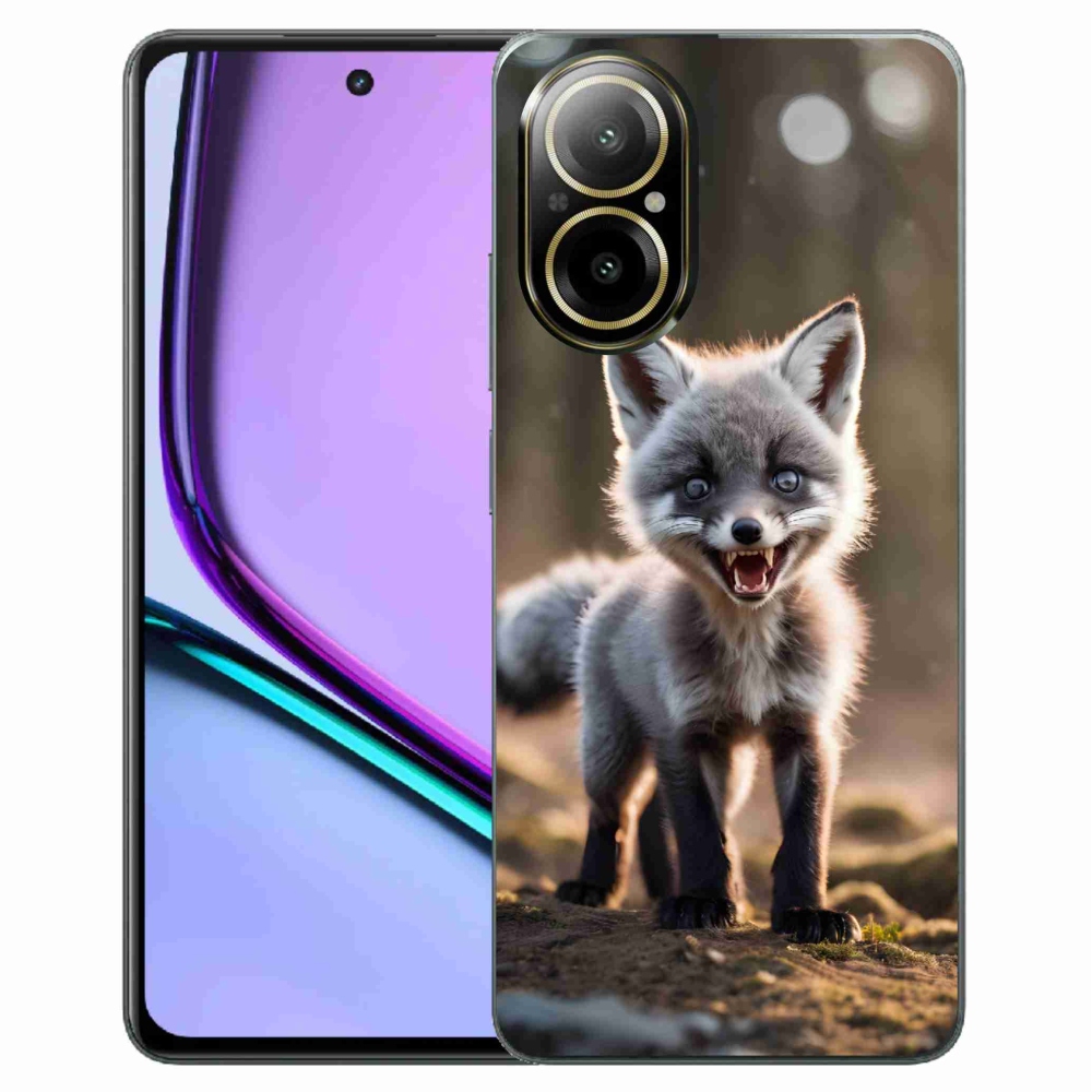 Gél borító mmCase a Realme C67 készülékhez - angry fox