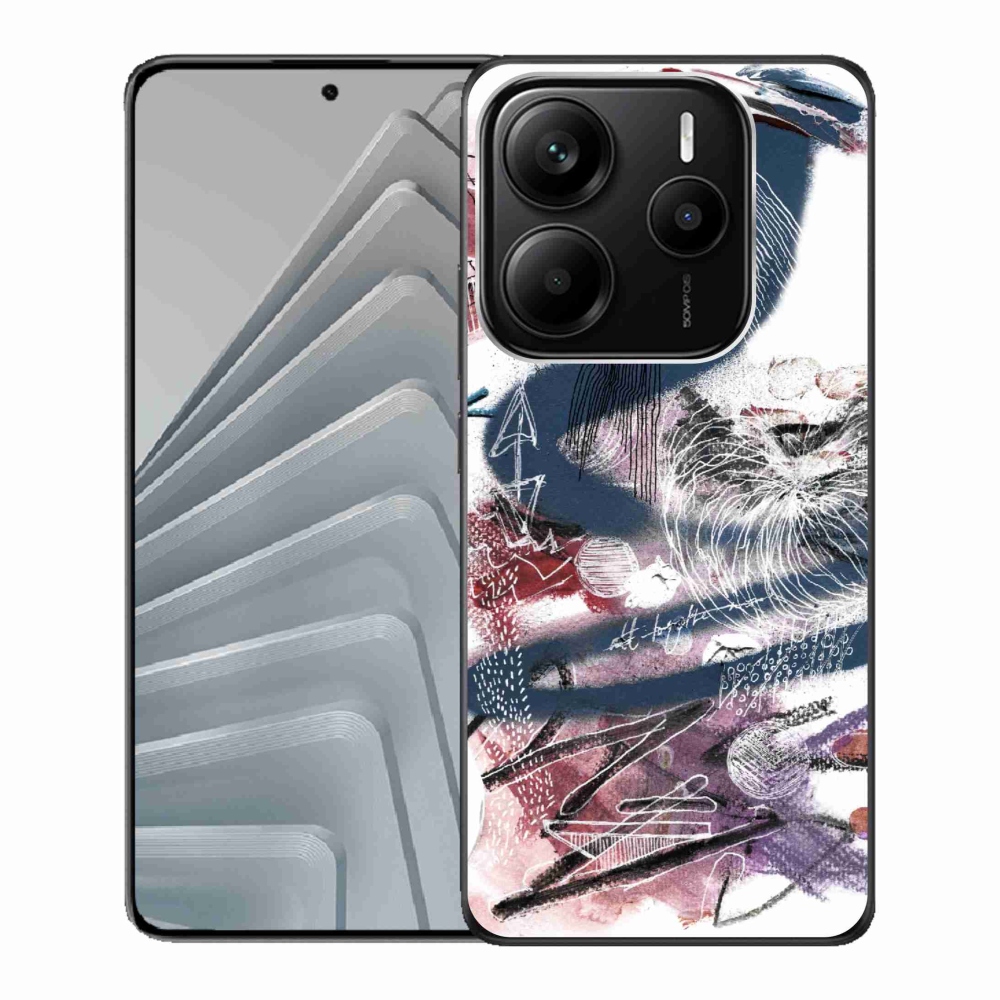 Gél borítás mmCase a Xiaomi Redmi Note 14 5G számára - absztrakt motívum 28