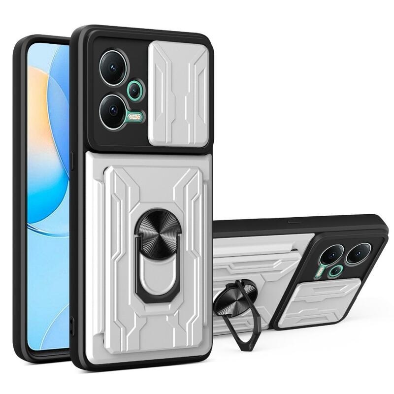 Nyomásálló hibrid borítás a Xiaomi Redmi Note 12 5G/Poco X5 5G készülékhez - fehér