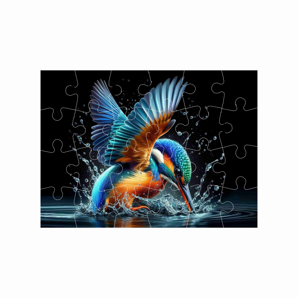 Puzzle 18x13cm (24 darab) jéghegy képpel