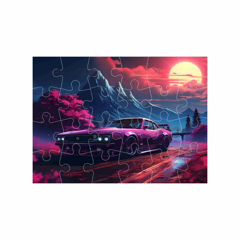 18x13cm (24 darab) képpel - sportkocsi