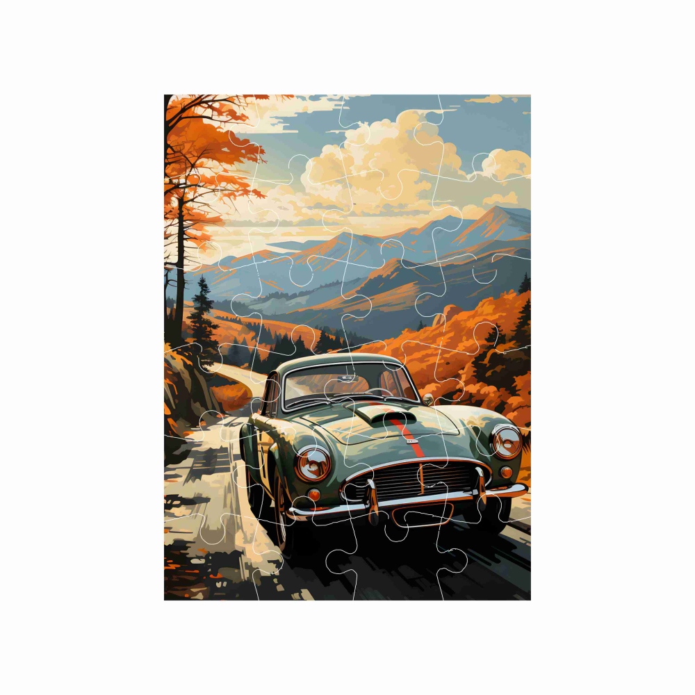 18x13cm-es kirakó (24 darabos) képpel - veterán