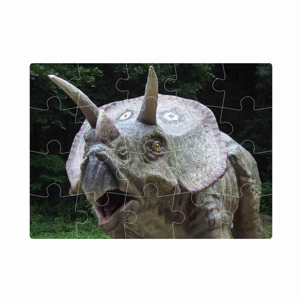 20x15 cm-es (20 darabos) kirakó képpel - Triceratops