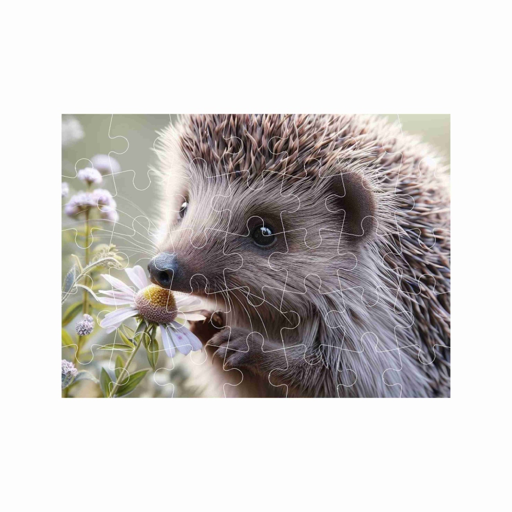 Puzzle 27x19,5cm (35 darab) képpel - sündisznó