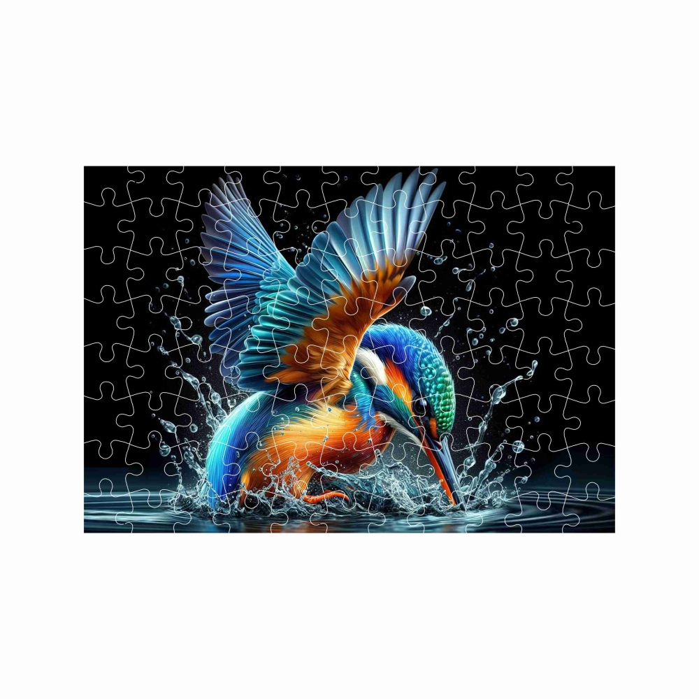 A4-es puzzle 29x20cm (120 darab) jéghegy képpel