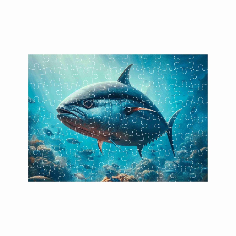 Puzzle A4 29x20cm (120 darabos) képpel - tonhal