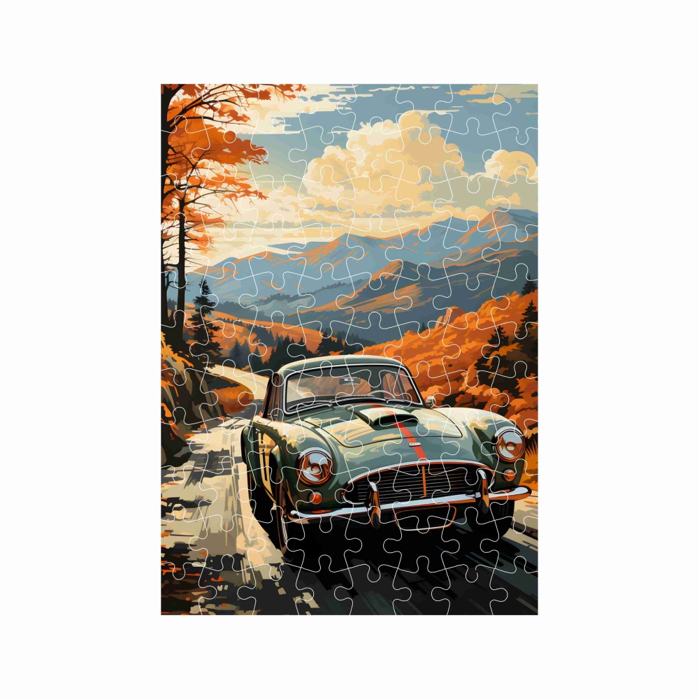 Puzzle A4 29x20cm (120 darabos) képpel - veterán