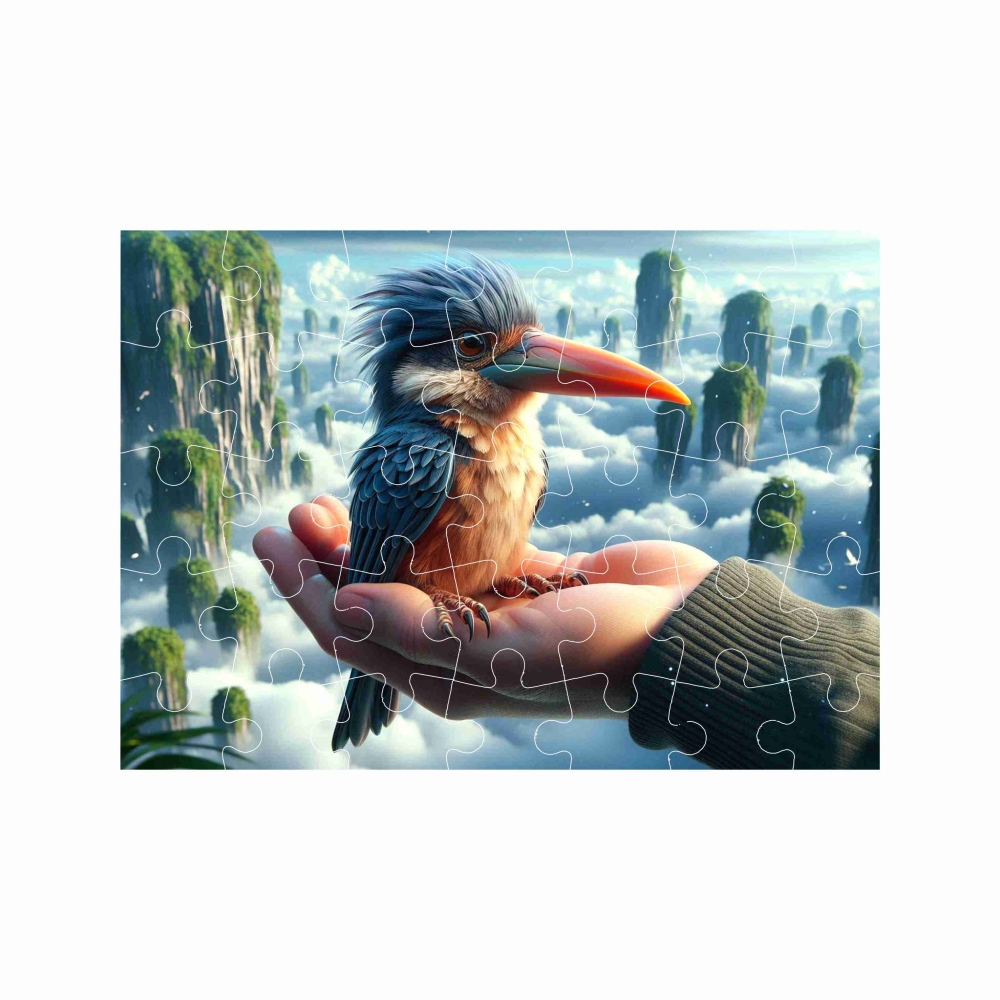 A4-es 29x20cm-es (40 darabos) kirakó képpel - égi jégmadár