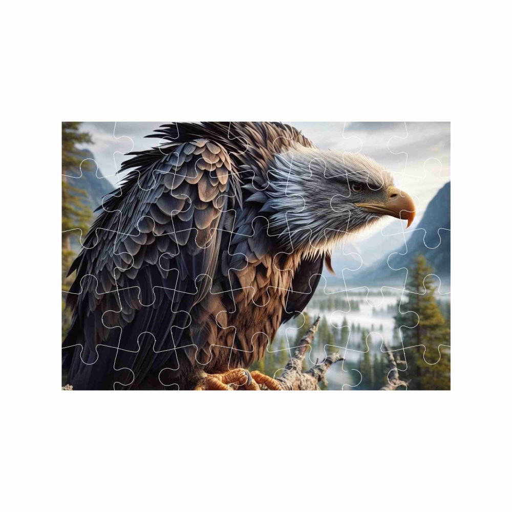 Puzzle A4 29x20cm (40 darab) képekkel - sas